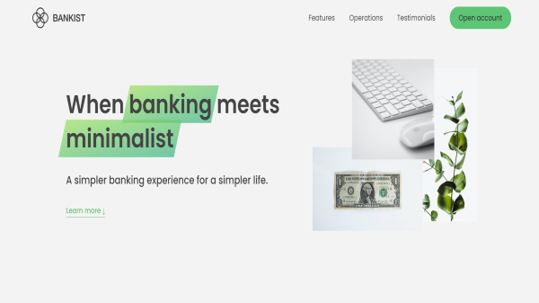 Bankist website